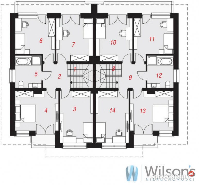 Dom bliźniak Głosków 142m2 mazowieckie