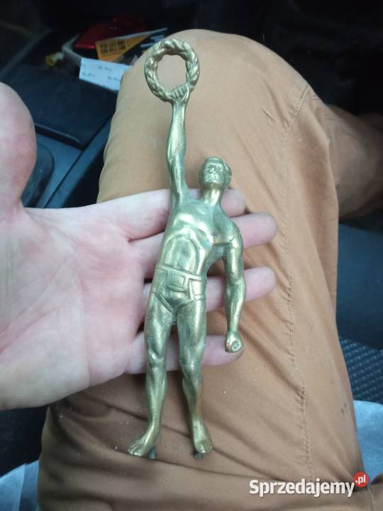 Olimpijczyk rzymianin figurka mosiężna Bydgoszcz