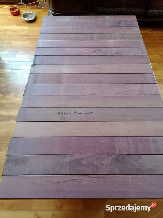 Drewno Mahoń deski ponad 1m2 Nowy Tomyśl