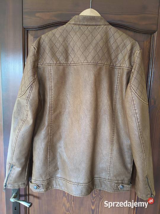 Nowa męska kurtka skórzana firmy Schdarrow Rozmiar XXL