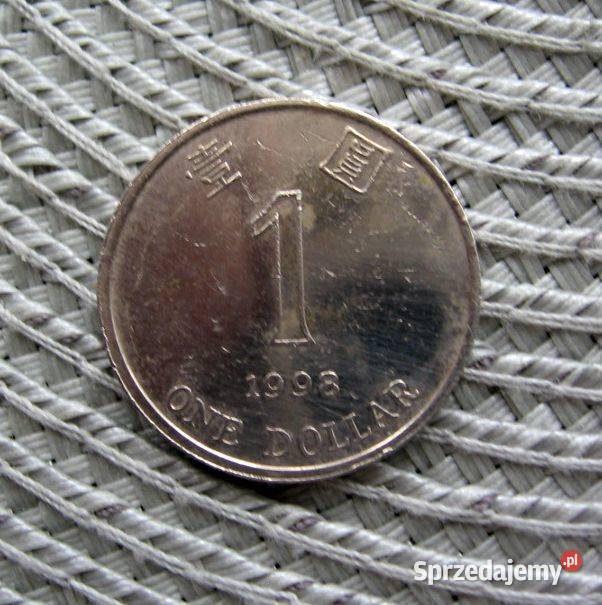Hong kong 1 Dolar 1998r Kalisz sprzedam