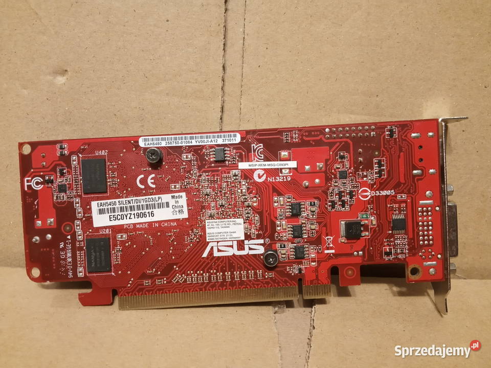 Karta Graficzna PCI Express ASUS EAH5450 1GB Poznań sprzedam