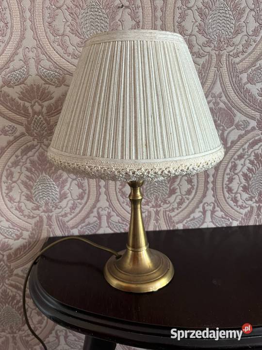 Elegancka lampa stołowa MOSIĘŻNA NOGA Pszczyna
