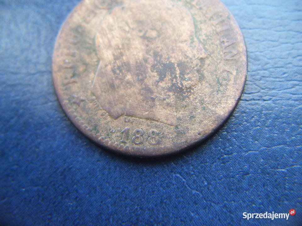 Stare monety 1 centym 1881 Haiti Lesko