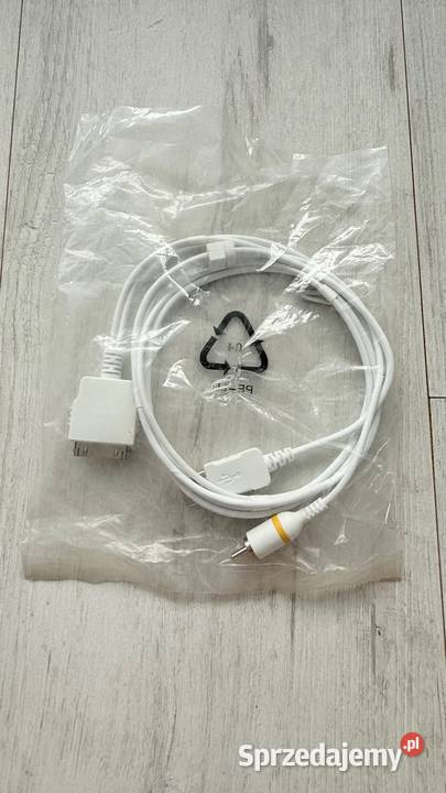 NOWA przejściówka 30 pin audio rca