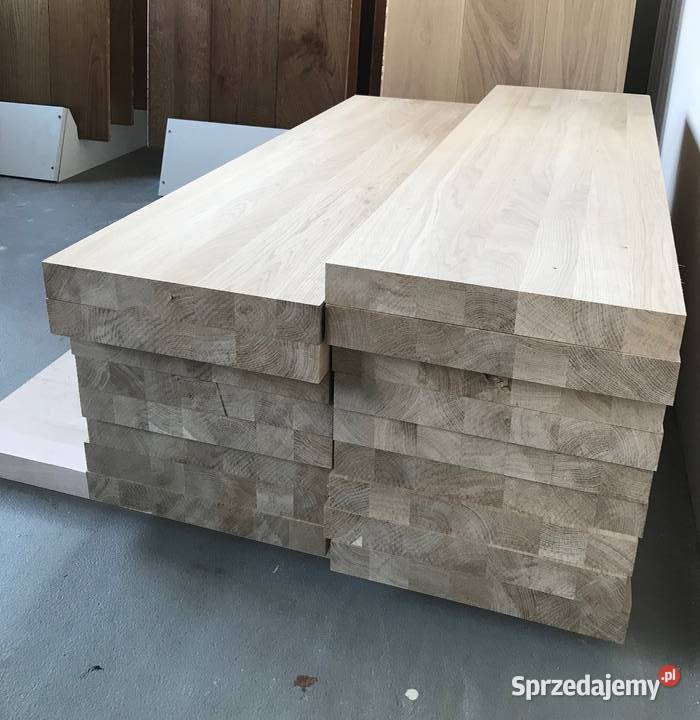 Dębowe stopnie schody trepy blaty 1000x300x40 Warszawa