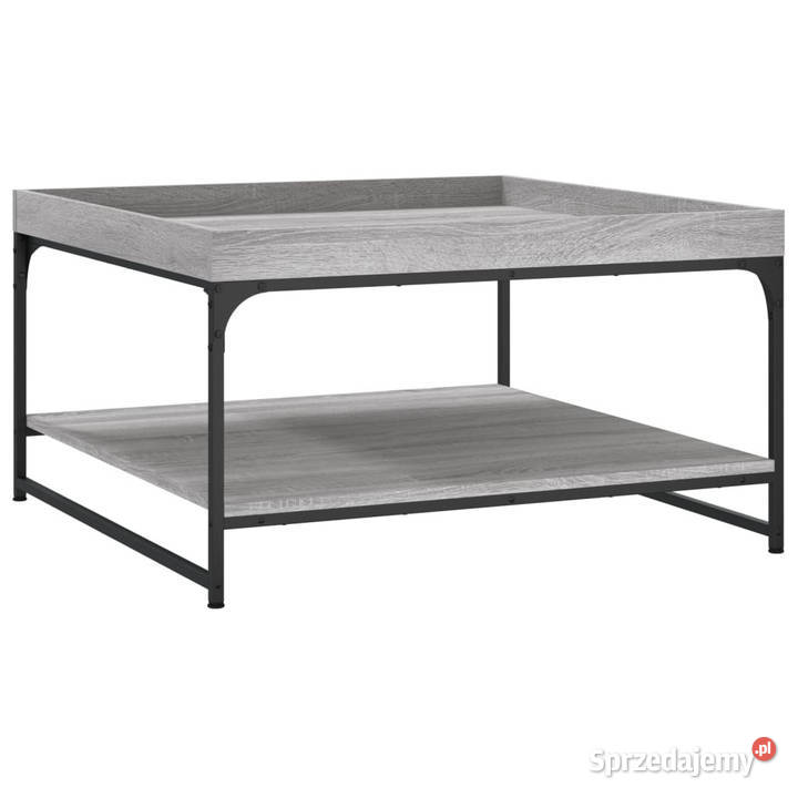 Stolik kawowy szary dąb sonoma 80x80x45 WM832816 Warszawa