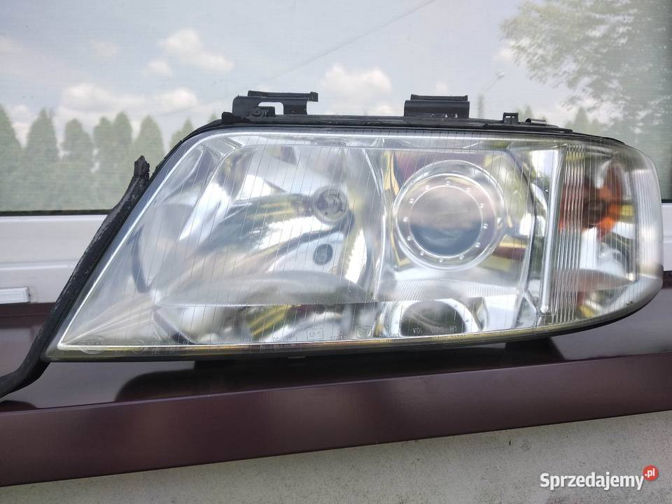 Audi A6 C5 lampy przednie reflektory prawy lewy osobowe Sieradz sprzedam