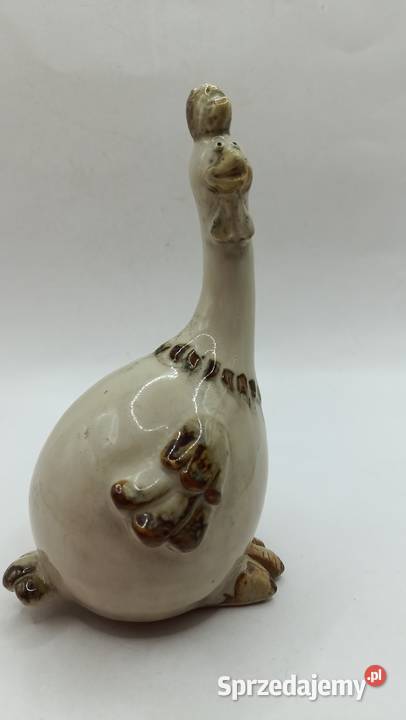Figurka ceramiczna ptak kura kura domowa