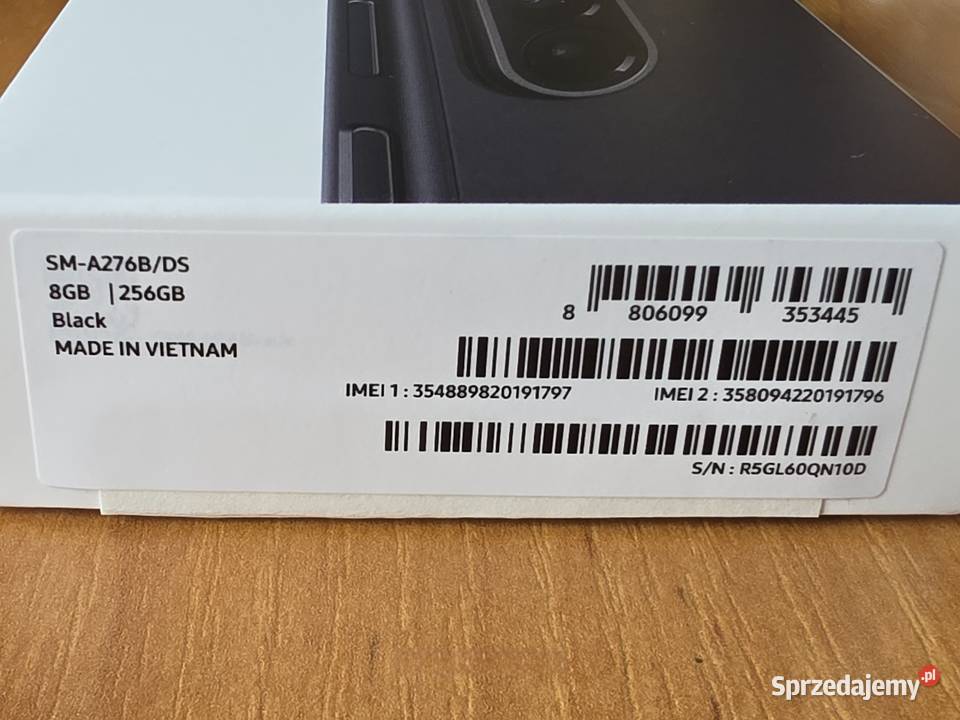 Samsung Galaxy A27 5G 8256GBDS Czarny Stargard sprzedam