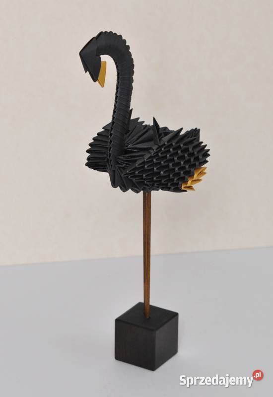 Flaming origami modułowe 3D papier metaliczny Szczecin