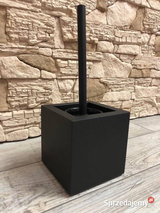 Drewniana szczotka WC czarny mat połysk EKO ECO Dębica