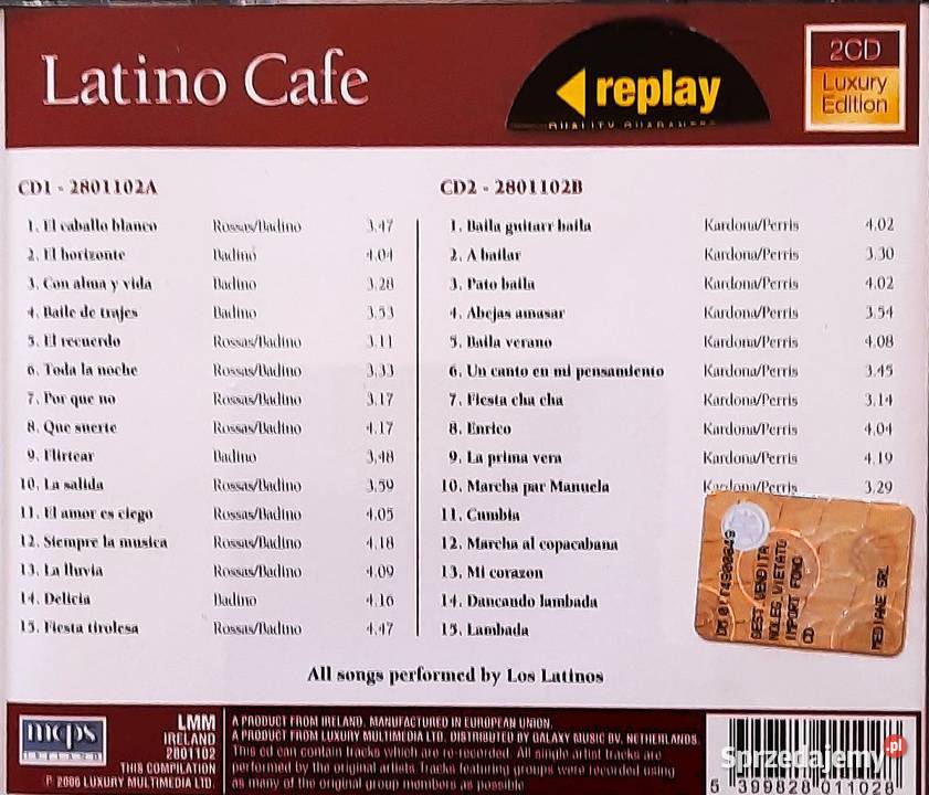 Super CD Składankę Disco Hiszpańsko Latino Super Kultura i Rozrywka świętokrzyskie Kielce