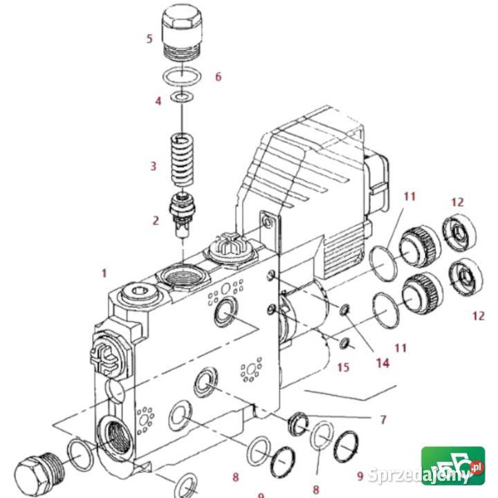 Sekcja EHR Zawór sterujący G718960030016 Fendt Wilkowo sprzedam