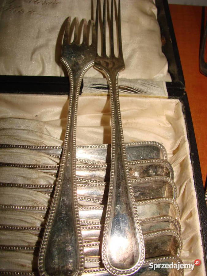 stary widelec stołowy ALPACCA Pruszcz Gdański