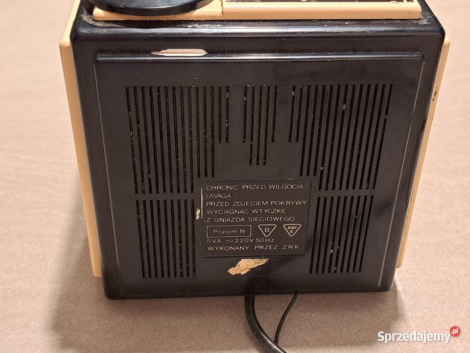 Stare Radio ZRK R101 tzw Kostka Kasprzak Unitra