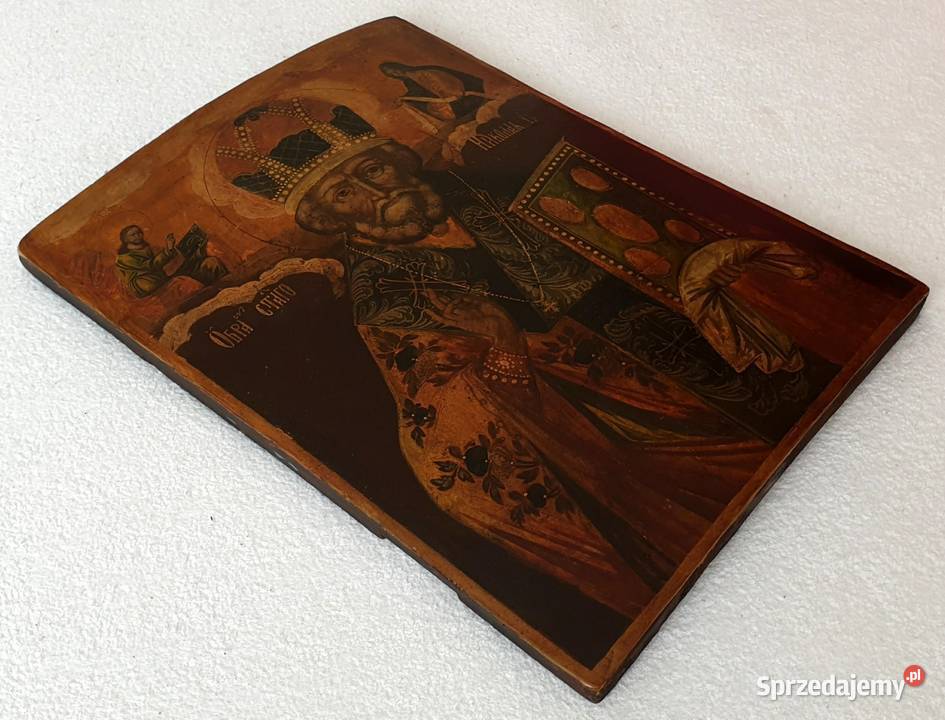 Ikona Święty Mikołaj z Miry Cudotwórca 0371 Warszawa