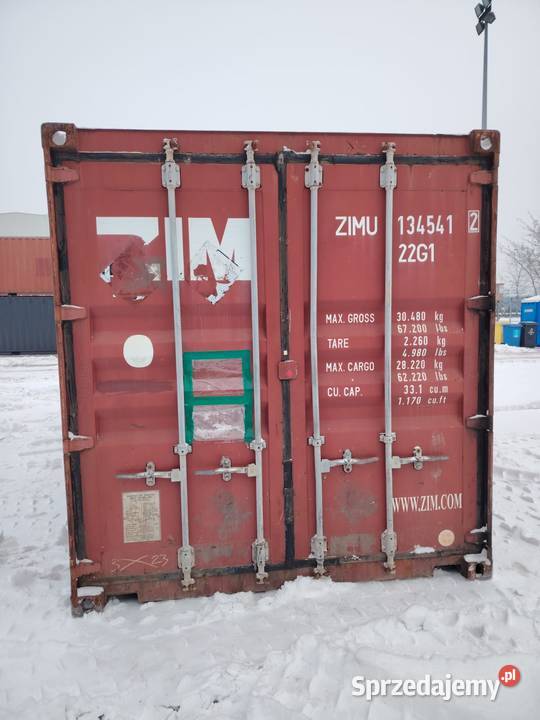 Sprzedam kontenery morskie używane 20DVWarka Magazynowanie mazowieckie Warka