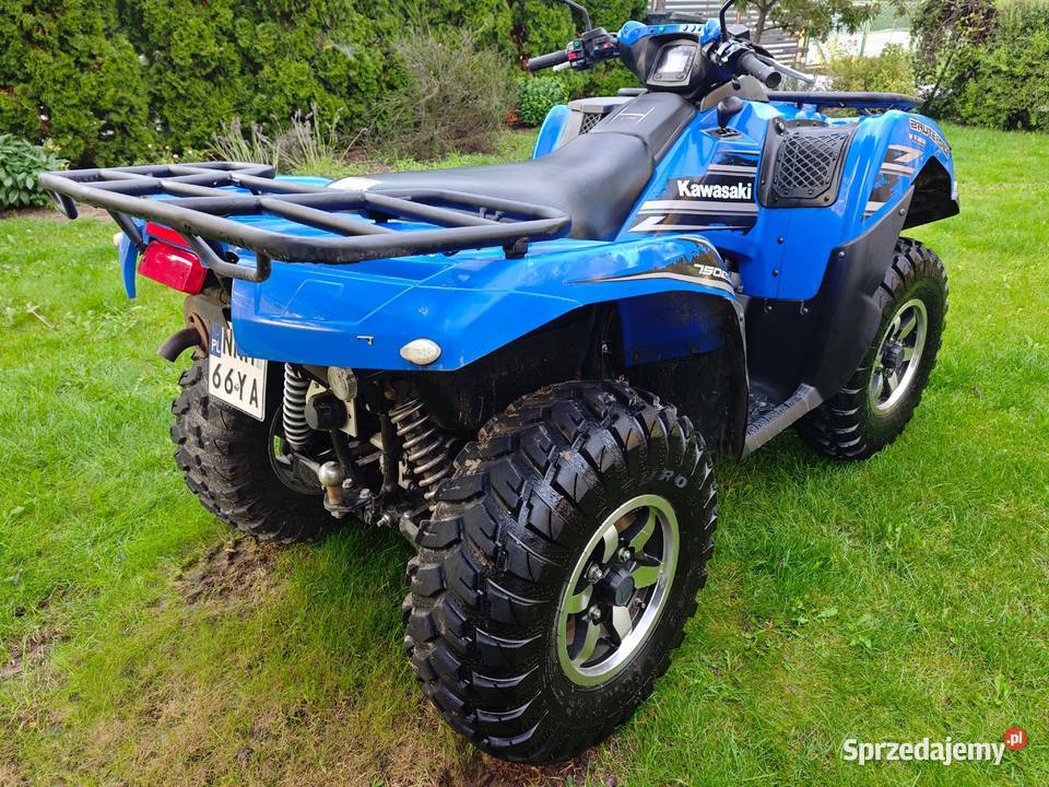 Kawasaki Brute Force KVF 750 zarejestrowany nieuszkodzony Nowe Miasto Lubawskie