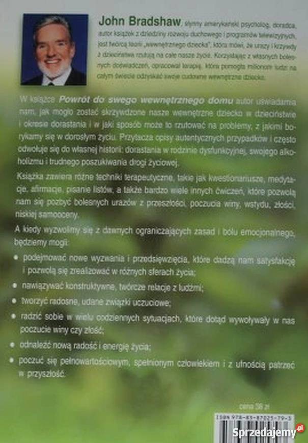 POWRÓT DO SWEGO WEWNĘTRZNEGO DOMU BRADSHAW JOHN