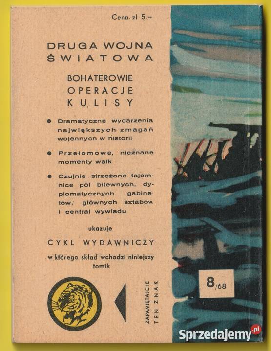 ŻÓŁTY TYGRYS KRACH SSGERMANII 1968 łódzkie Łódź sprzedam