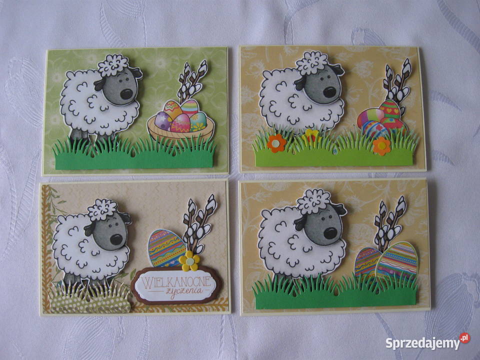 Wielkanoc Kartki ręcznie robione WESOŁE A6 Pozostałe Zbójno
