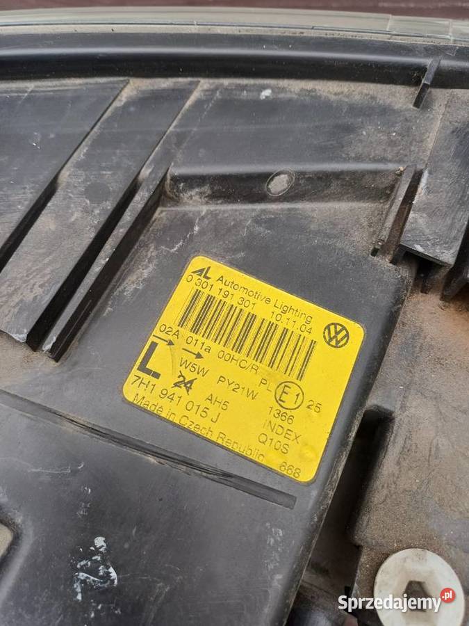 Lampa lewa przednia Vw T5 Rok produkcji 2006 Lampy przednie