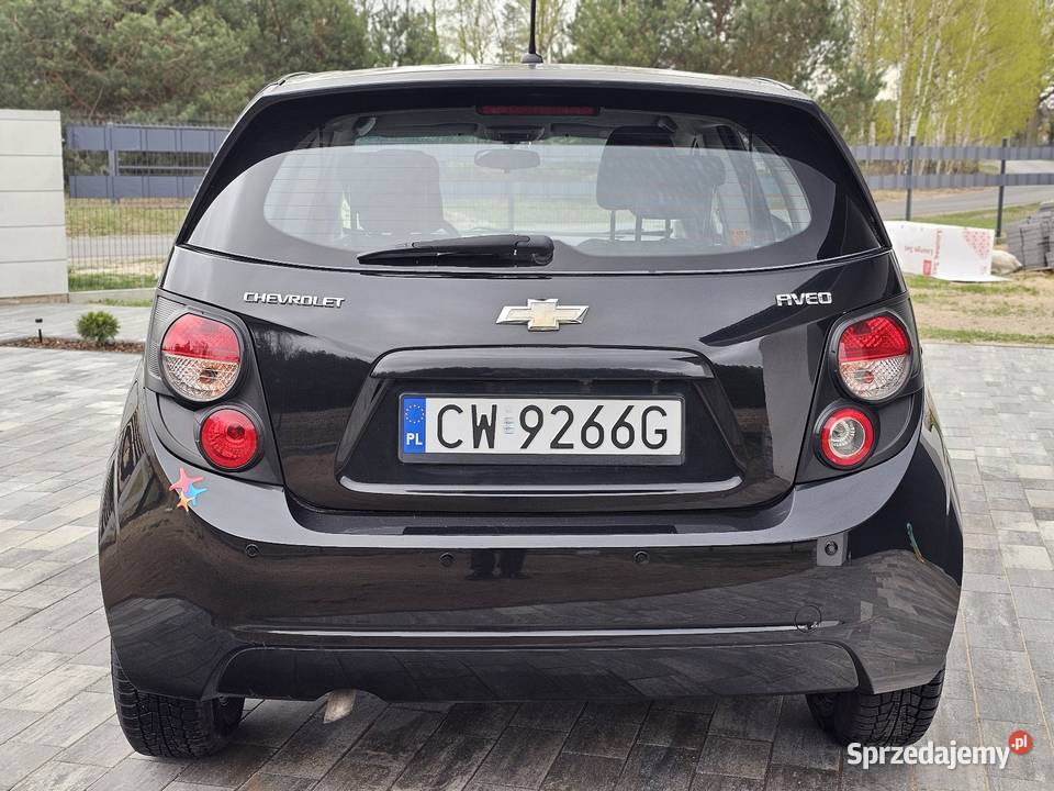 Chevrolet Aveo 14 16V 2012 r 146 przebiegu Samochody osobowe Gostynin
