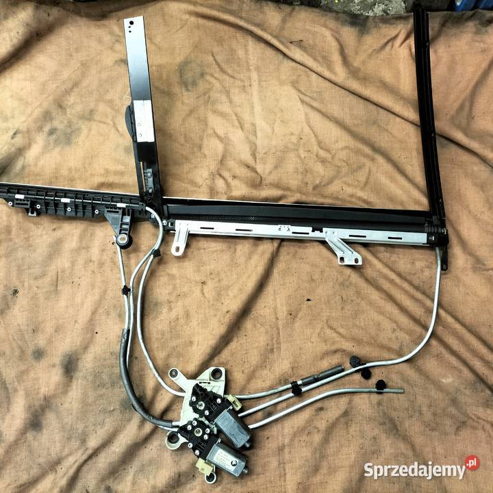 Mechanizm rolety szyby drzwi lewych tylnych BMW Poręba