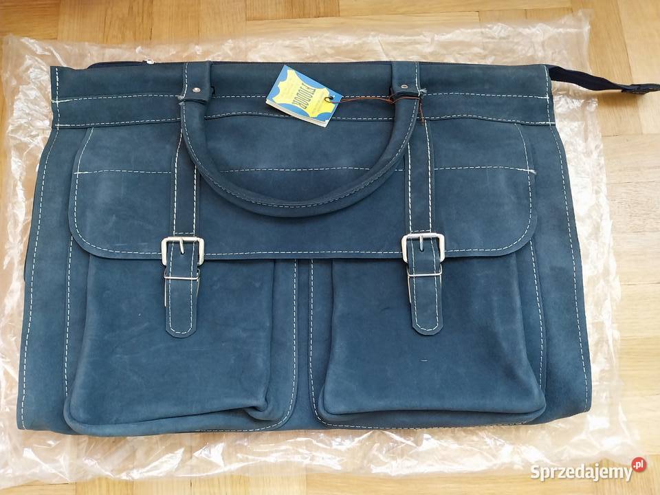 Torba skórzana zakład usługowy FIODOR z Opola 34cm Wałbrzych