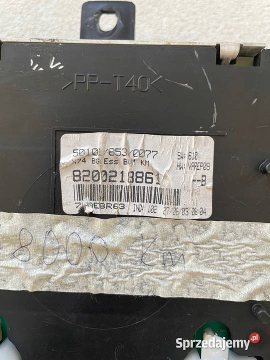 LICZNIK ZEGARY RENAULT LAGUNA II 8200218861