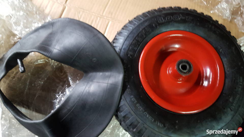 KOŁO KÓŁKO do taczki taczek 4008 4PR oś PROMOCJA Narzędzia ogrodnicze Rzeszotary