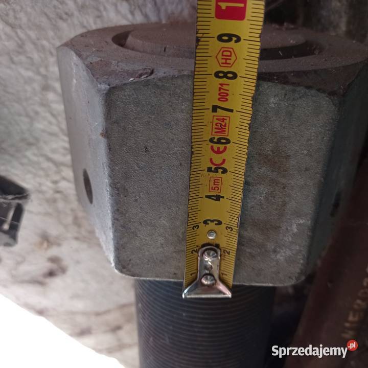 ŚRUBA M 80 DŁUGOŚĆ 770 mm klucz 120 mm Kamień Pomorski