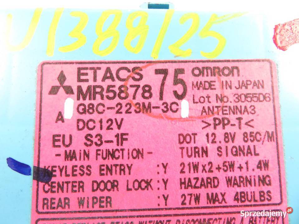 BSI MITSUBISHI OUTLANDER I 20 4G63 G8C223M3C