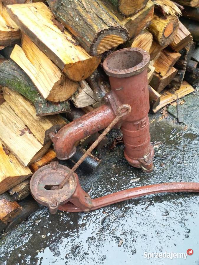 Dekoracja ogrodowaZabytkowaPompa zachodniopomorskie Barlinek sprzedam