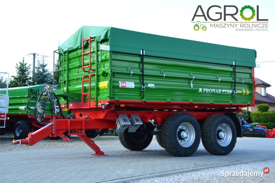 Przyczepa 12t tandem PT512 Pronar PT510 paletowa mazowieckie Mława sprzedam