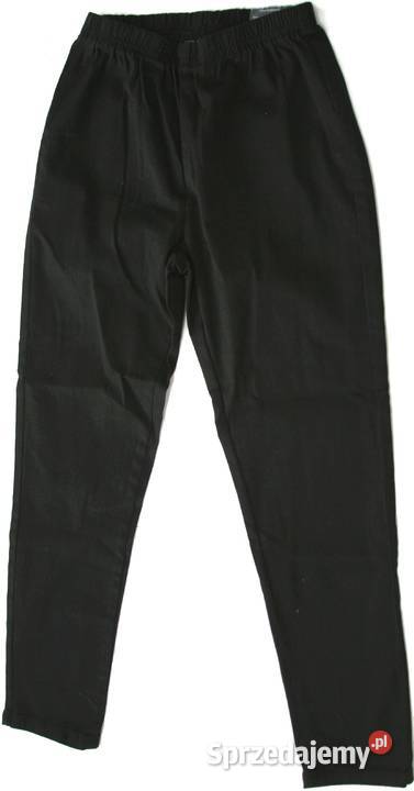 40 Anthology spodnie damskie Jegginsy czarne Długie Szczerbice