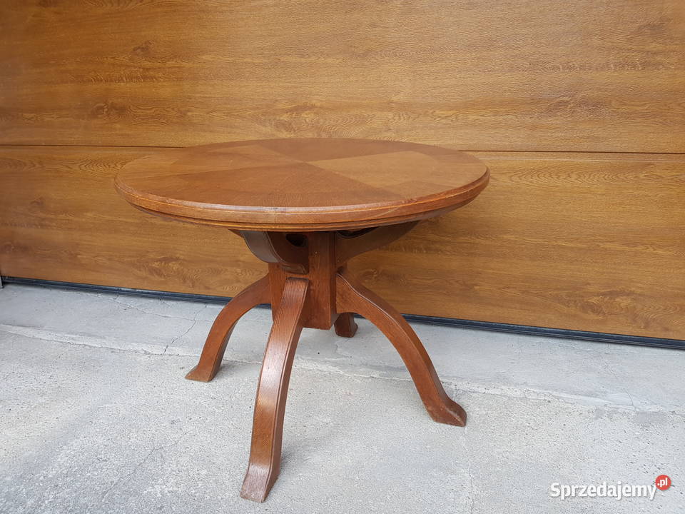 Stół drewniany okrągły - średnica 78 cm