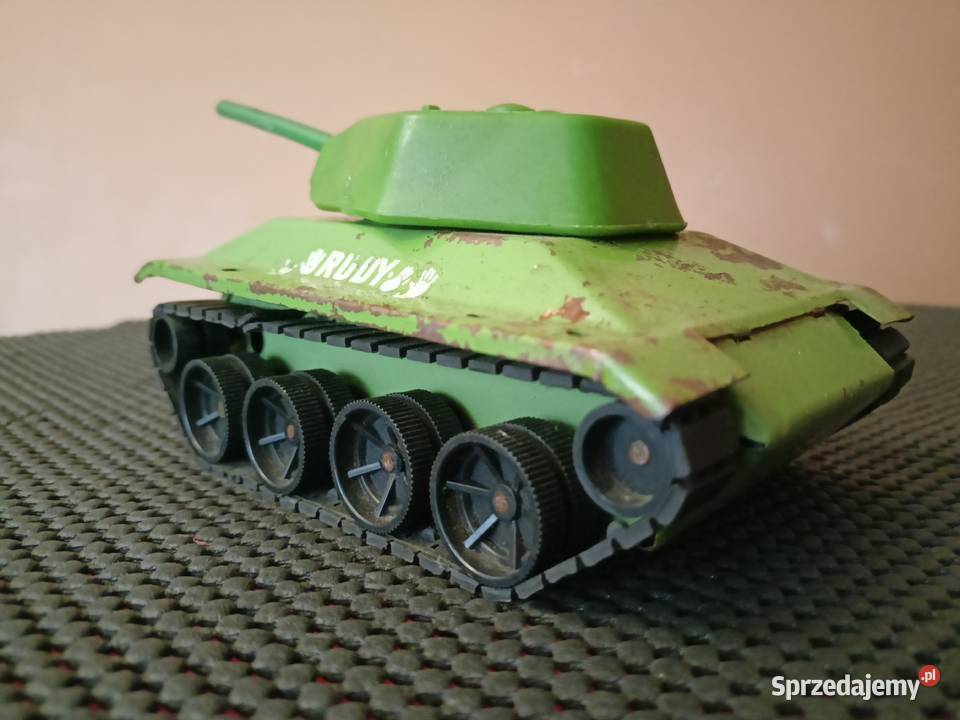 Zabawka PRL czołg Rudy 102 Rzeszów
