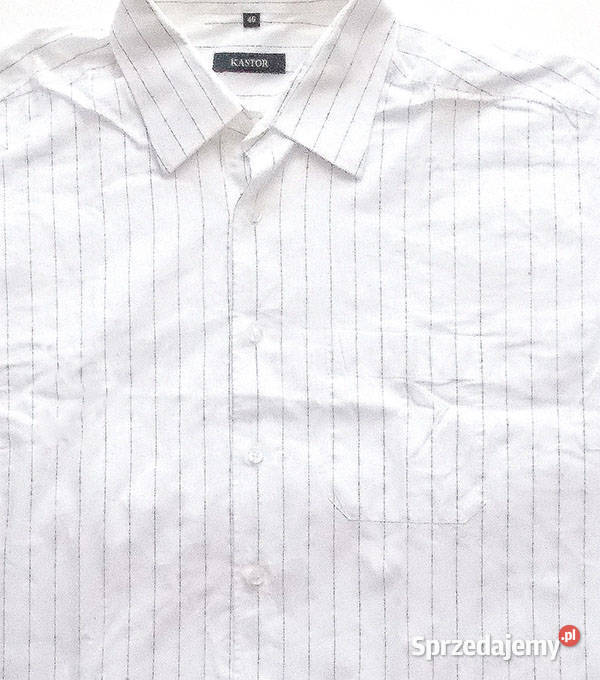 krótki rękaw koszula 46 męska koszula z bawełny pomorskie Gdańsk