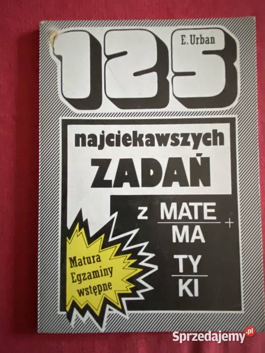 Sprzedam ksiazke nie uzywana Zadania z Rok wydania 1993 Lublin
