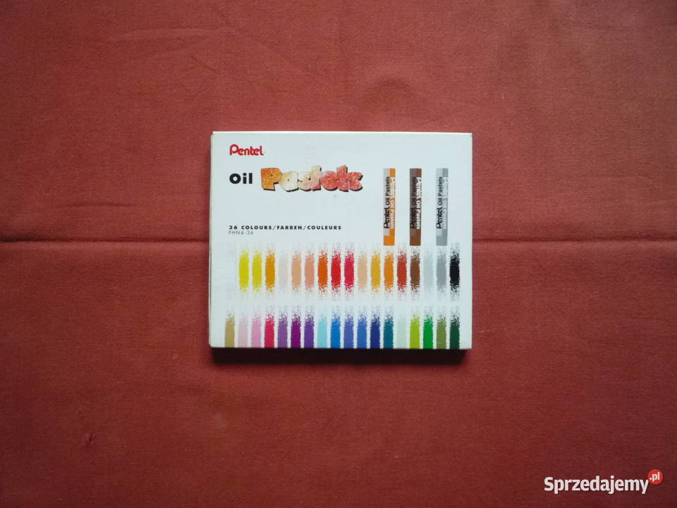 Nowe Pentel Pastele olejne 36 kolorów Szczecin sprzedam