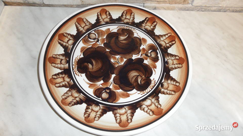 Talerz Koło Fajans wielkopolskie Poznań