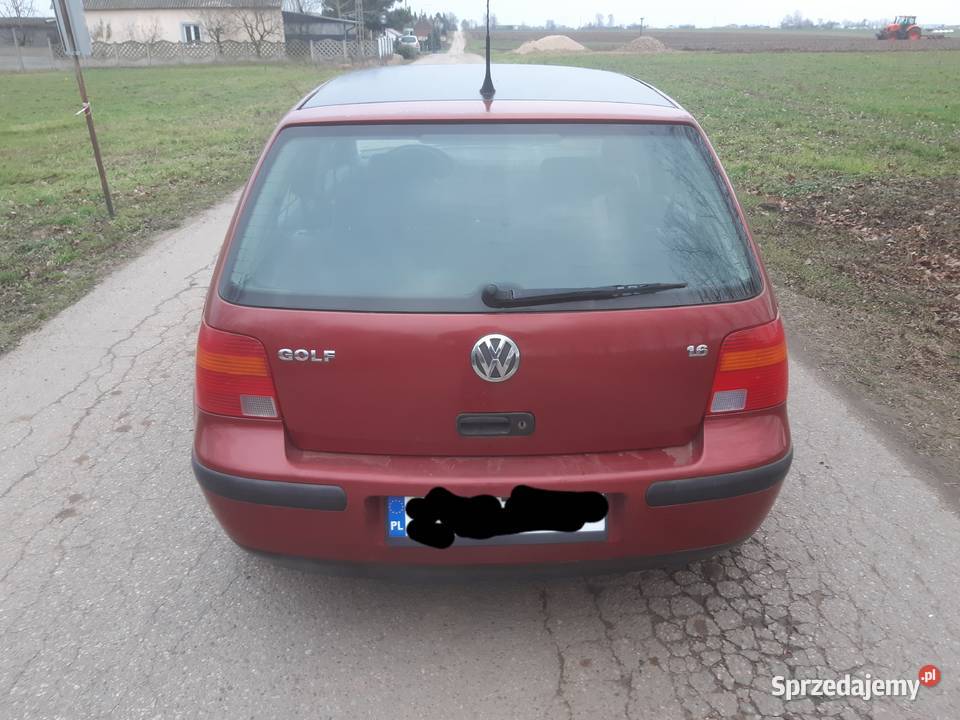 Volkswagen Golf 4 1 6 sr gaz łódzkie Łęczyca