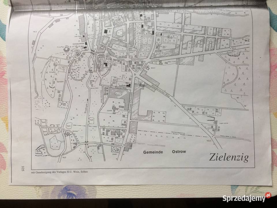 1223 SULĘCIN Kopia Planu Miasta