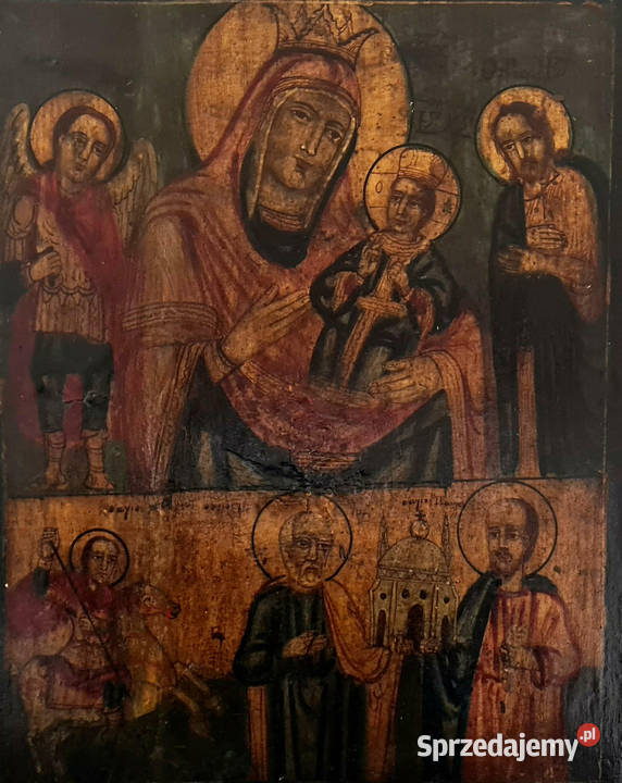 Ikona dwupolowa Matka Boża 0001 Warszawa