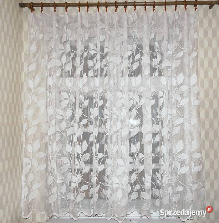 Firanka pokojowa motyw roślinny szerokość 34 m śląskie Gliwice