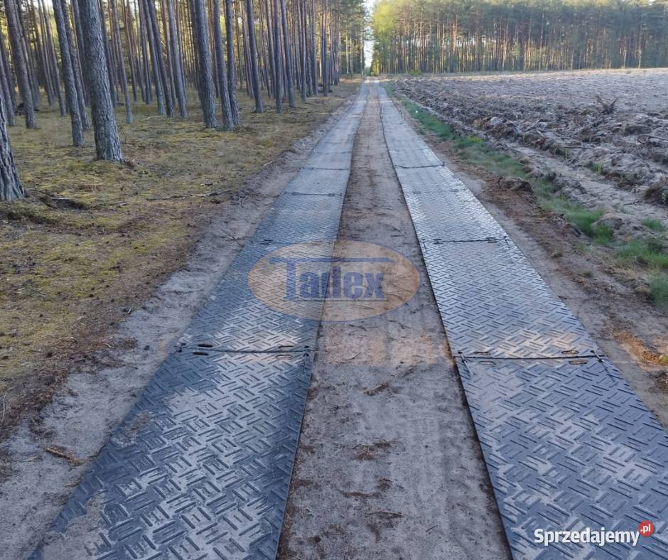 Płyty drogowe z tworzywa sztucznego drogi Luboń