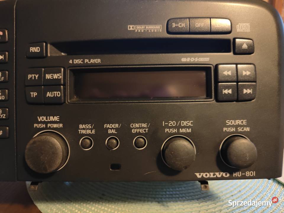 Volvo S80 Radio HU801 osobowe Sprzęt audio fabryczny lubelskie Lublin