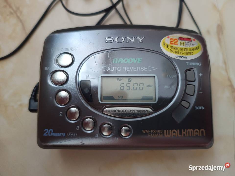 Walkman Sony WMFX463 dolnośląskie Legnica